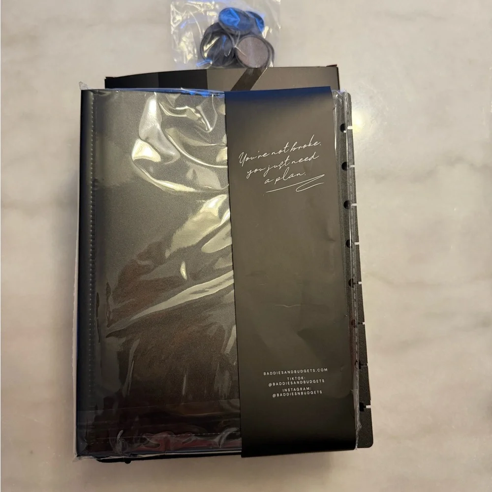 Black Planner with Accessories