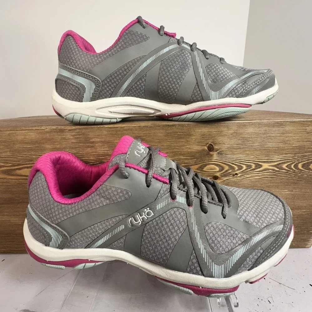 Ryka Influence Sneaker Womens 7.5 Lightweight Memory Foam Athletic Sporty Casual