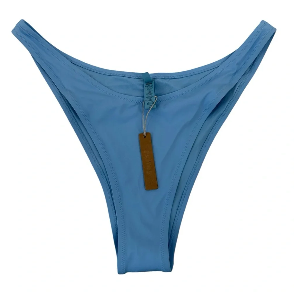 Skims Cheeky Bikini Bottom Iris Blue Size 3X New with tags