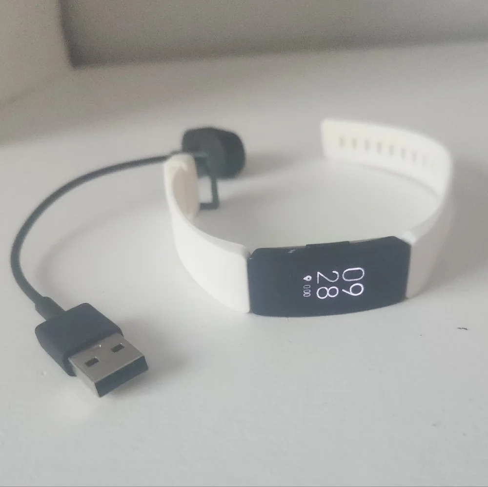 White Fitbit Inspire Fitness