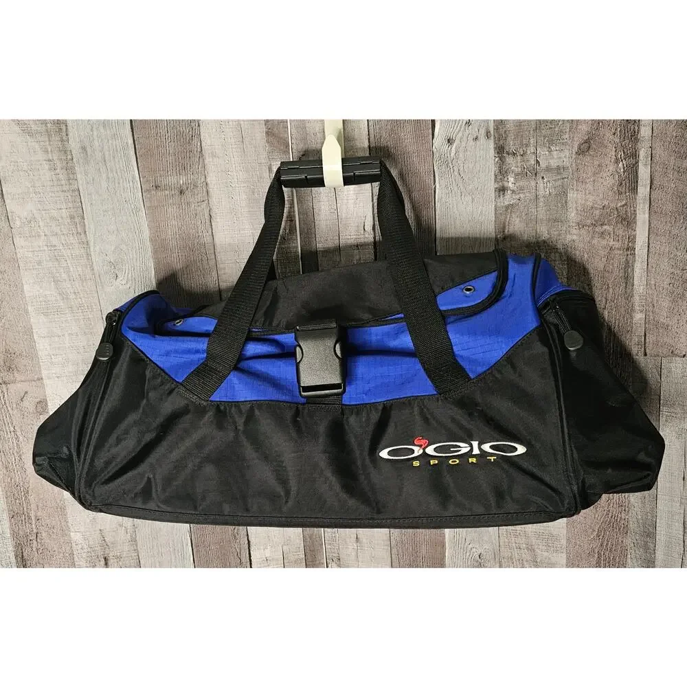 OGIO Sport Black Blue BAG Duffle Gym Locker Travel Yoga