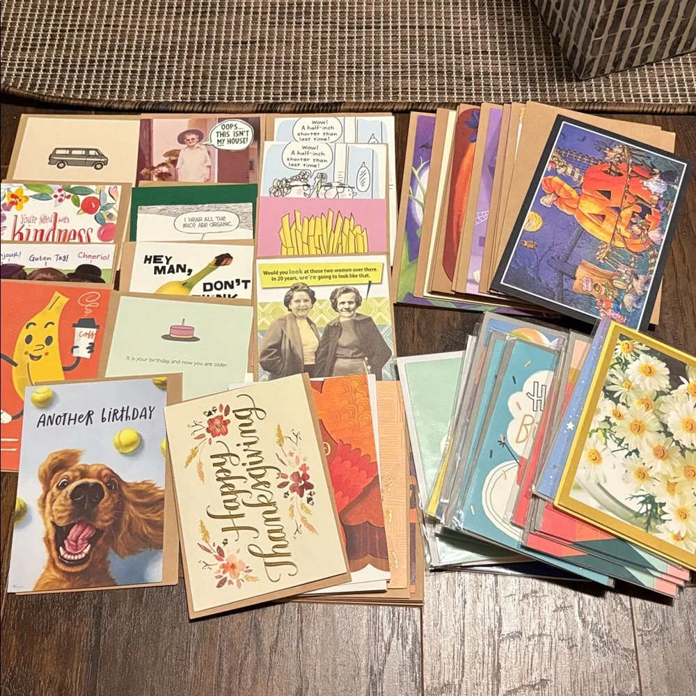 🆕Huge 51 Piece American Greetings Greeting Card Bundle