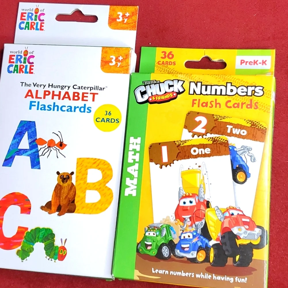 Alphabet & Numbers Flashcards‎