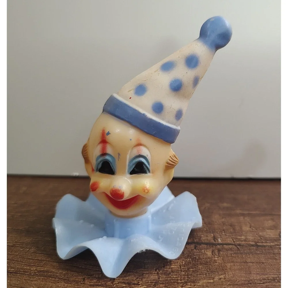 VINTAGE 60'S WILTON BIRTHDAY Circus Clown Cake Topper New B20