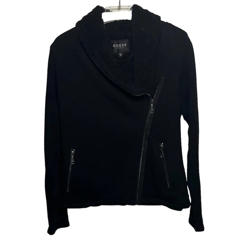 Guess asymmetrical zipper