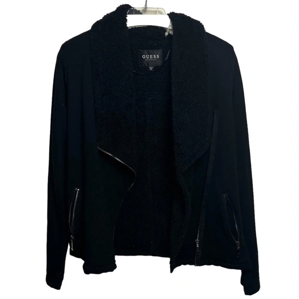 Guess asymmetrical zipper