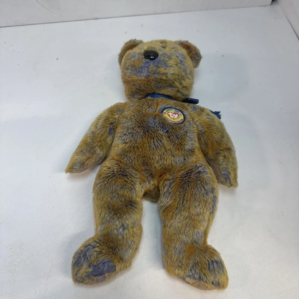 Ty bear colorful ground