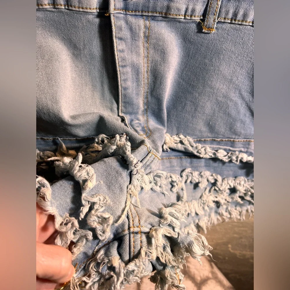 denim romper