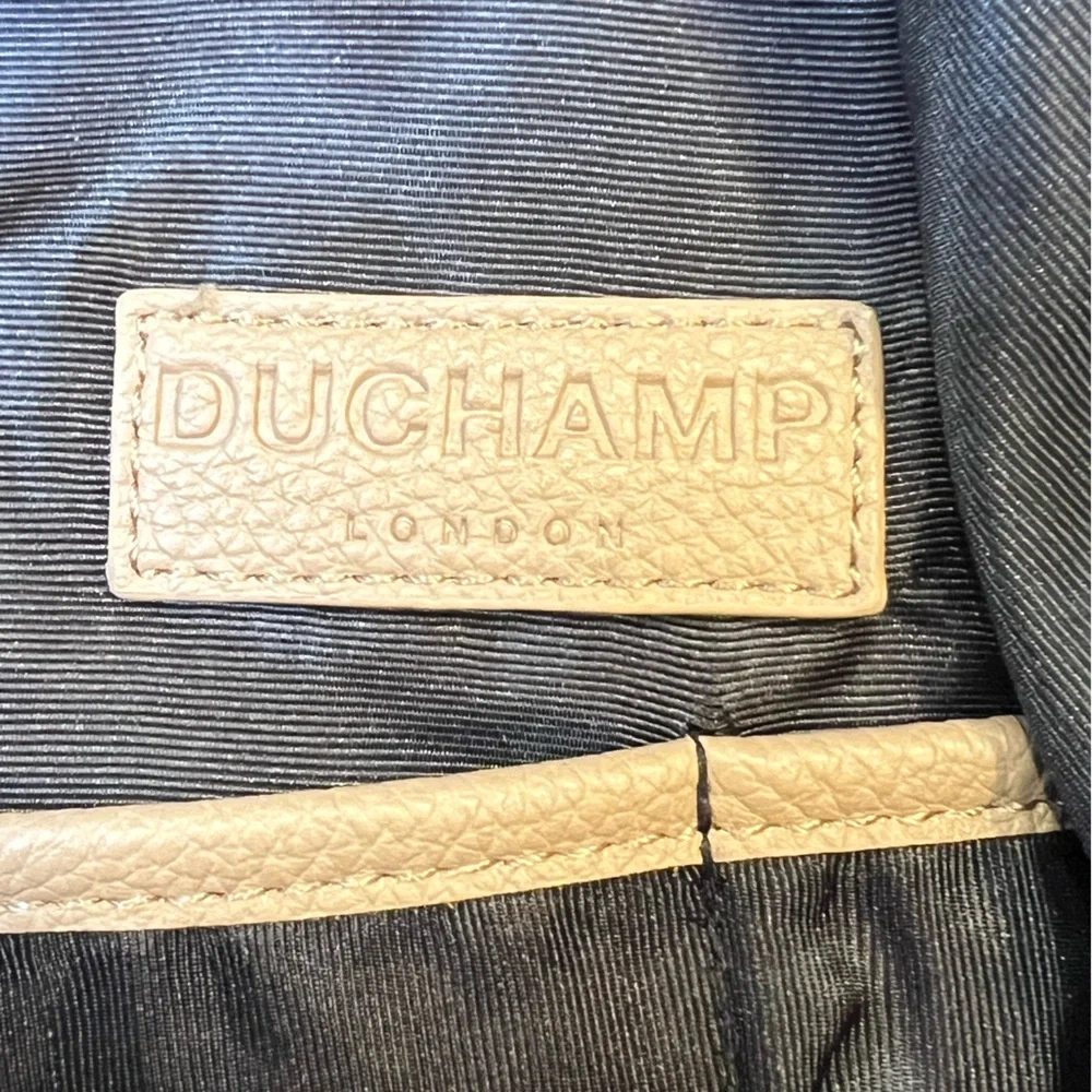 Duchamp leather backpack hood
