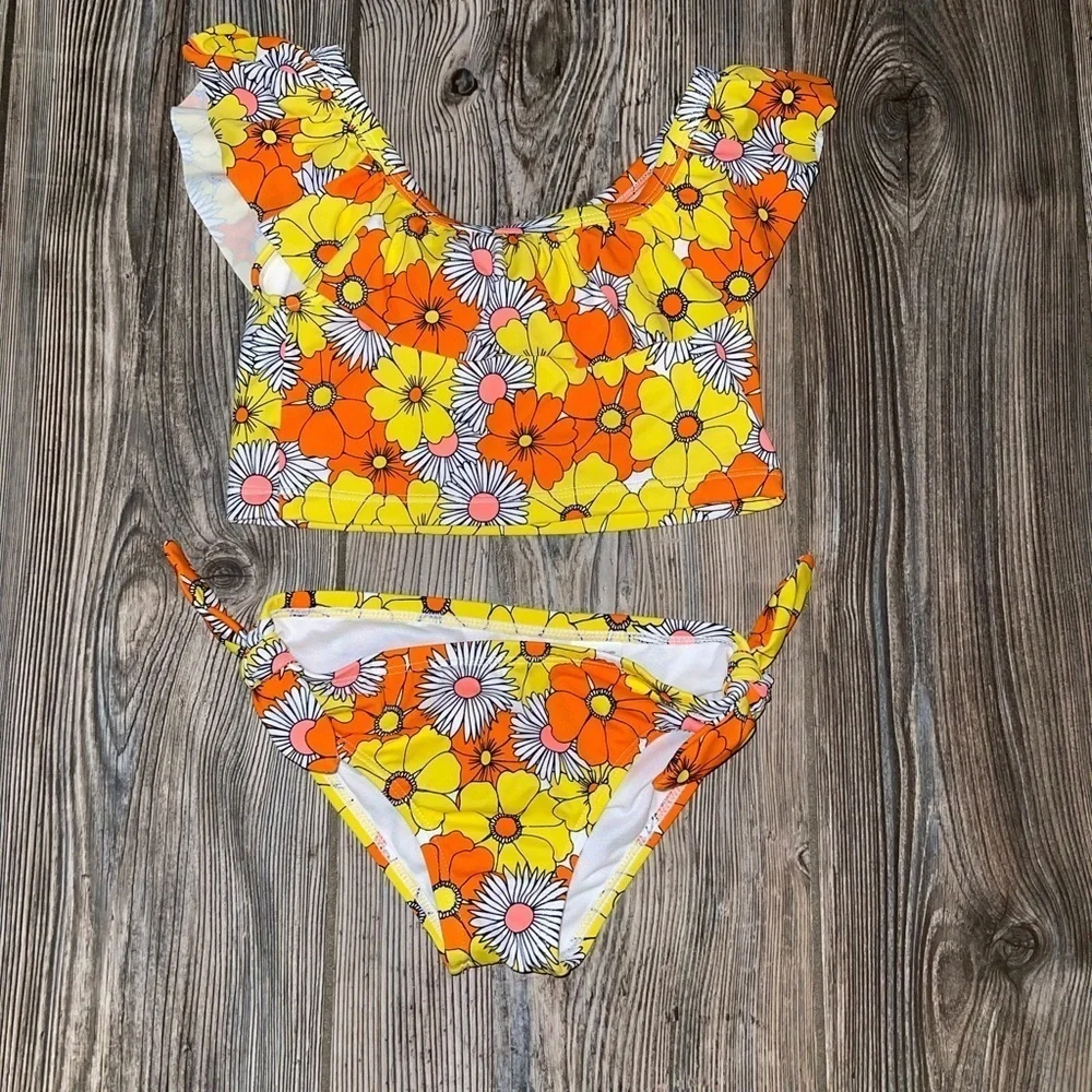 Gymboree Flower 2-Piece Swimsuit
