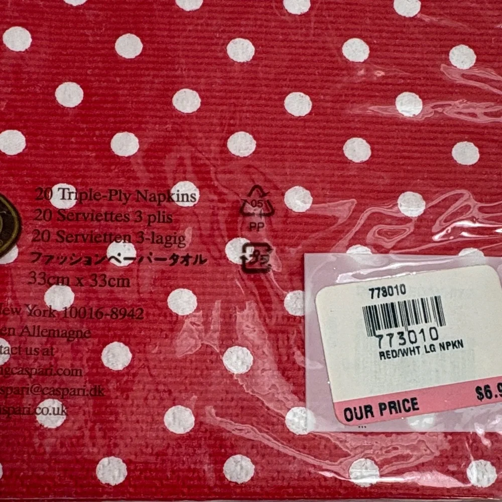 Caspari bright red
