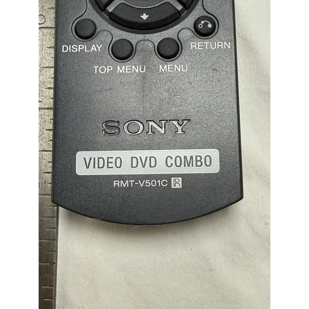 Sony Remote Control Black RMT-V501C Video DVD Combo VCR OEM Replacement