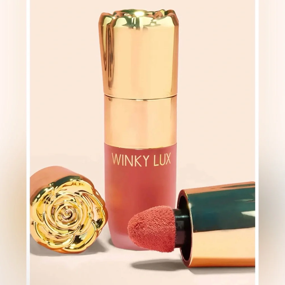 WINKY LUX Cheeky Rose Liquid Blush Rosy Pink -“Noble” Dusty Rose Shade