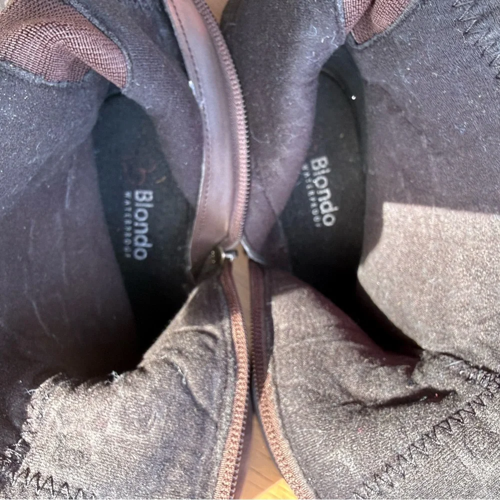 waterproof suede