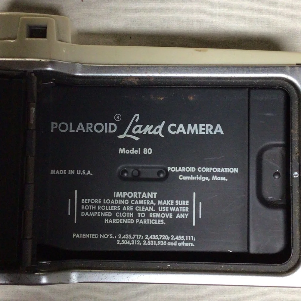 Polaroid folding camera