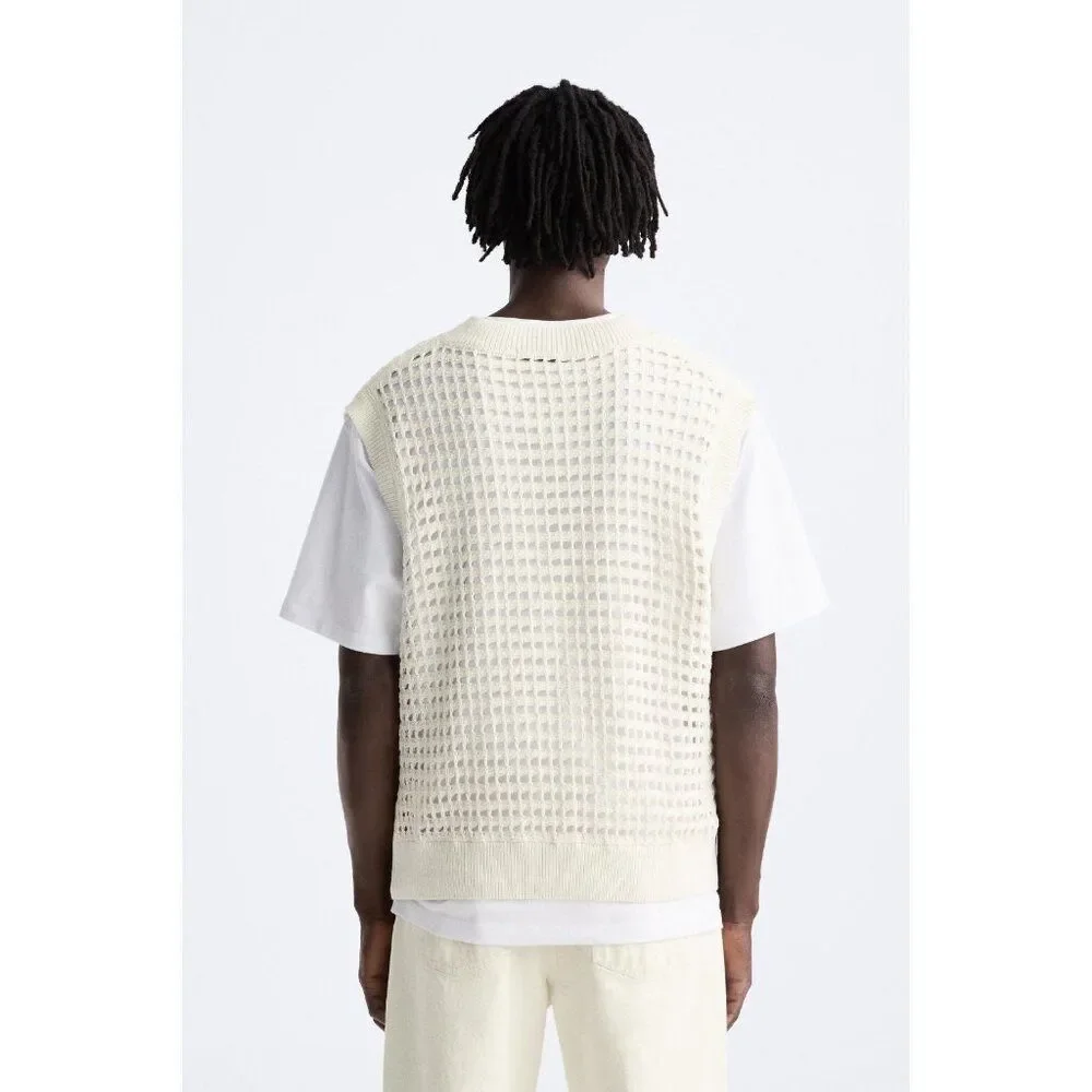 Zara mens cutwork