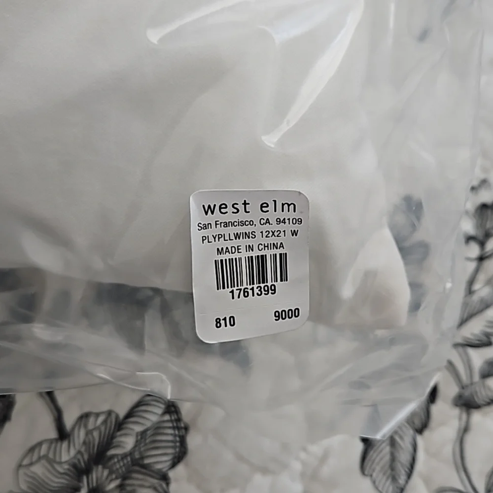West Elm pillow cover