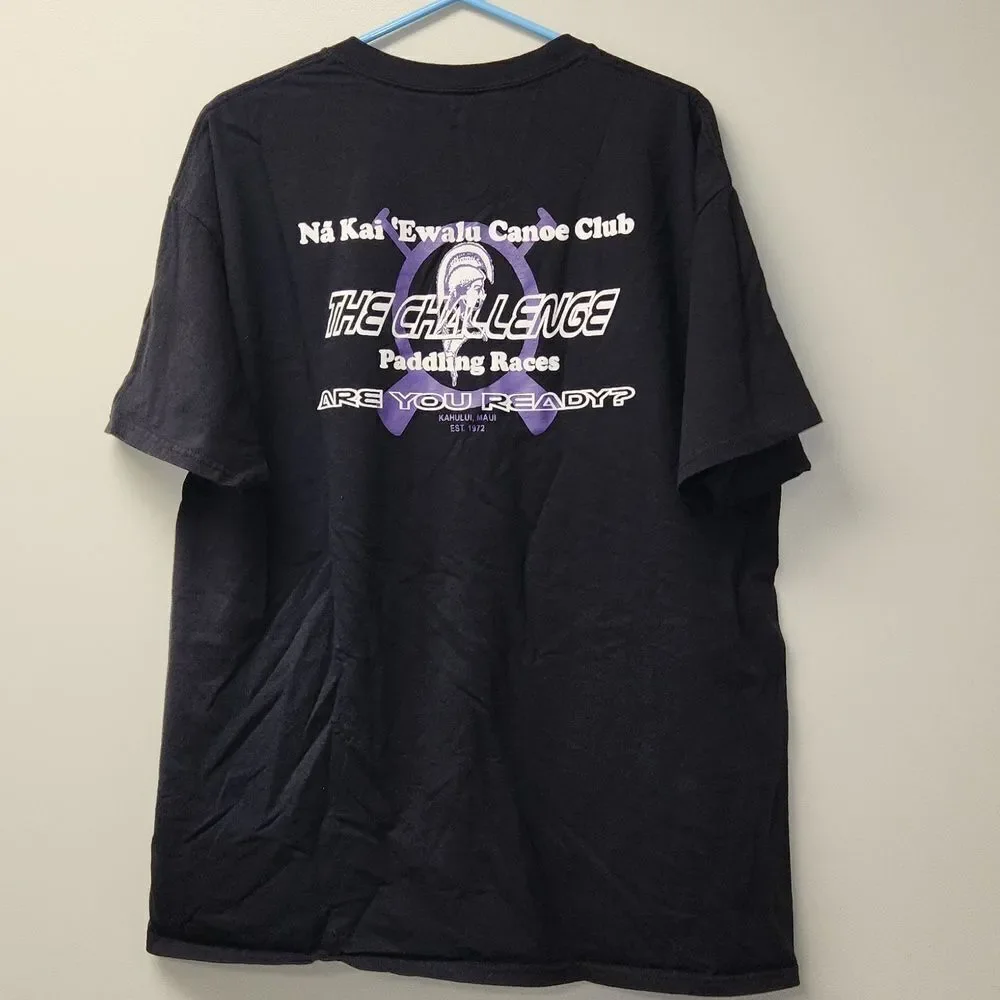 Na Kai 'Ewalu Canoe Club Paddling Races The Challenge Are You Ready Maui T-shirt