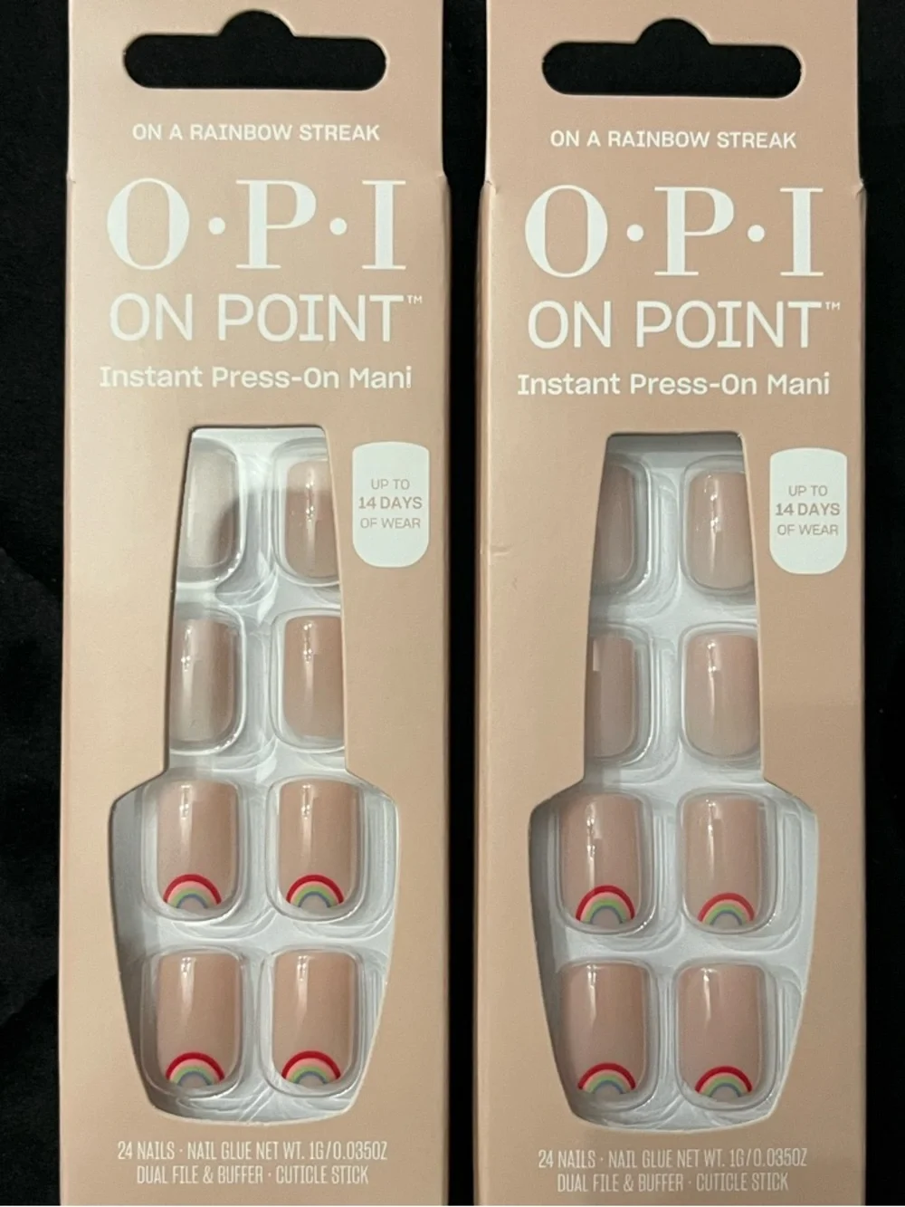 OPI 2-24 Packs On Point Instant Press-On Mani