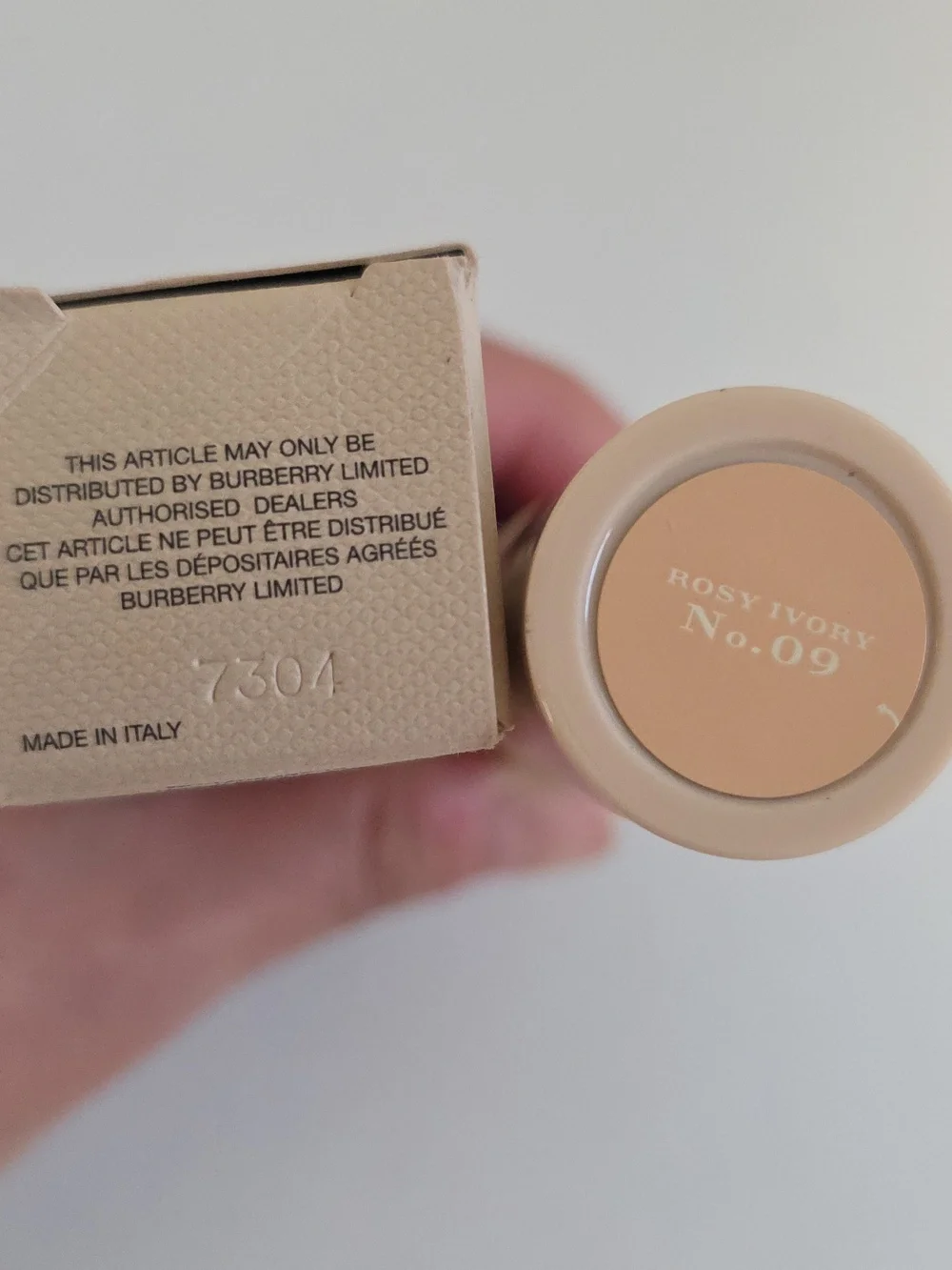 Burberry encapsulated moderately infused