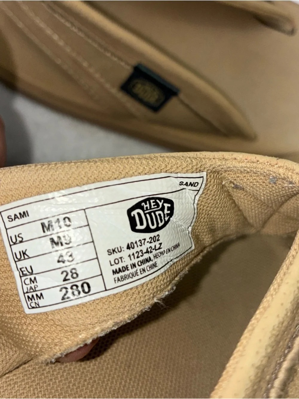 Hey Dude comfort sole casual
