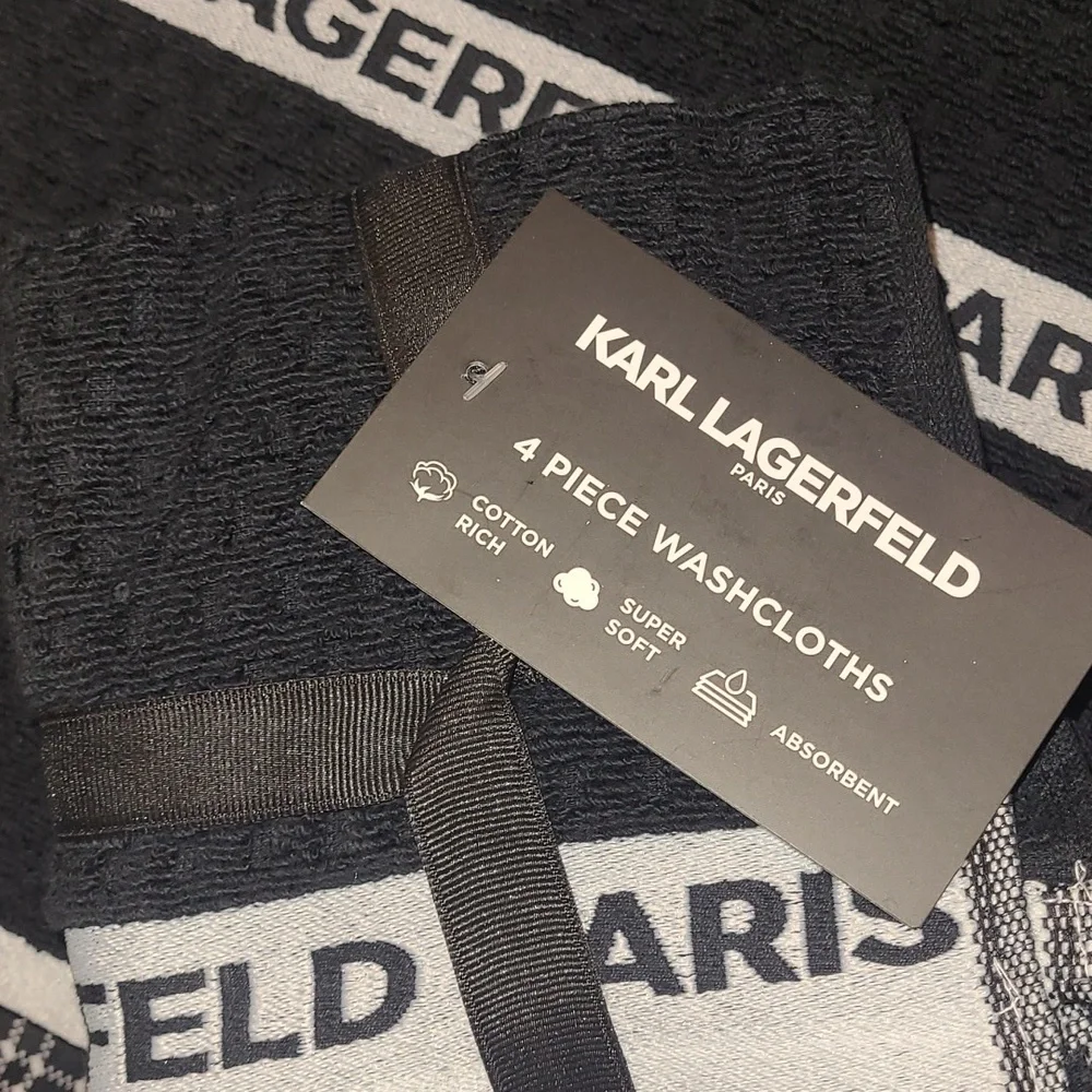 Karl Lagerfeld luxurious black