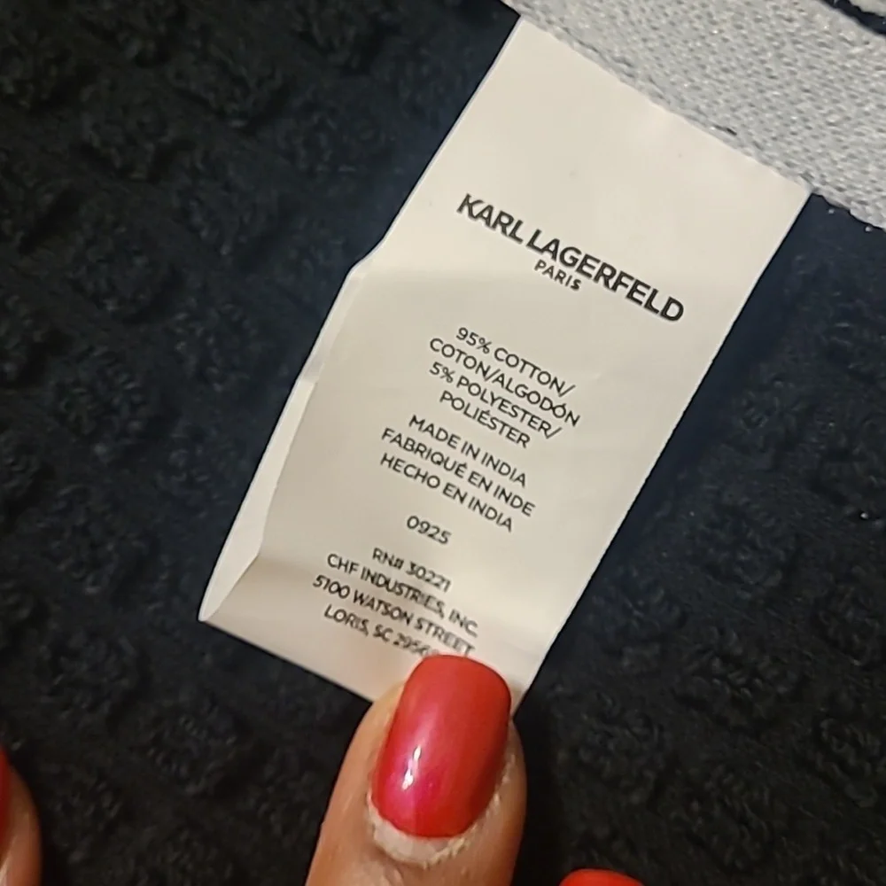 Karl Lagerfeld luxurious black