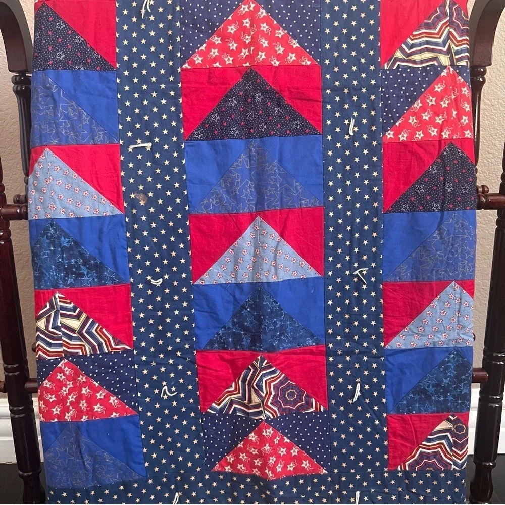 Handmade 50”x40” patriotic