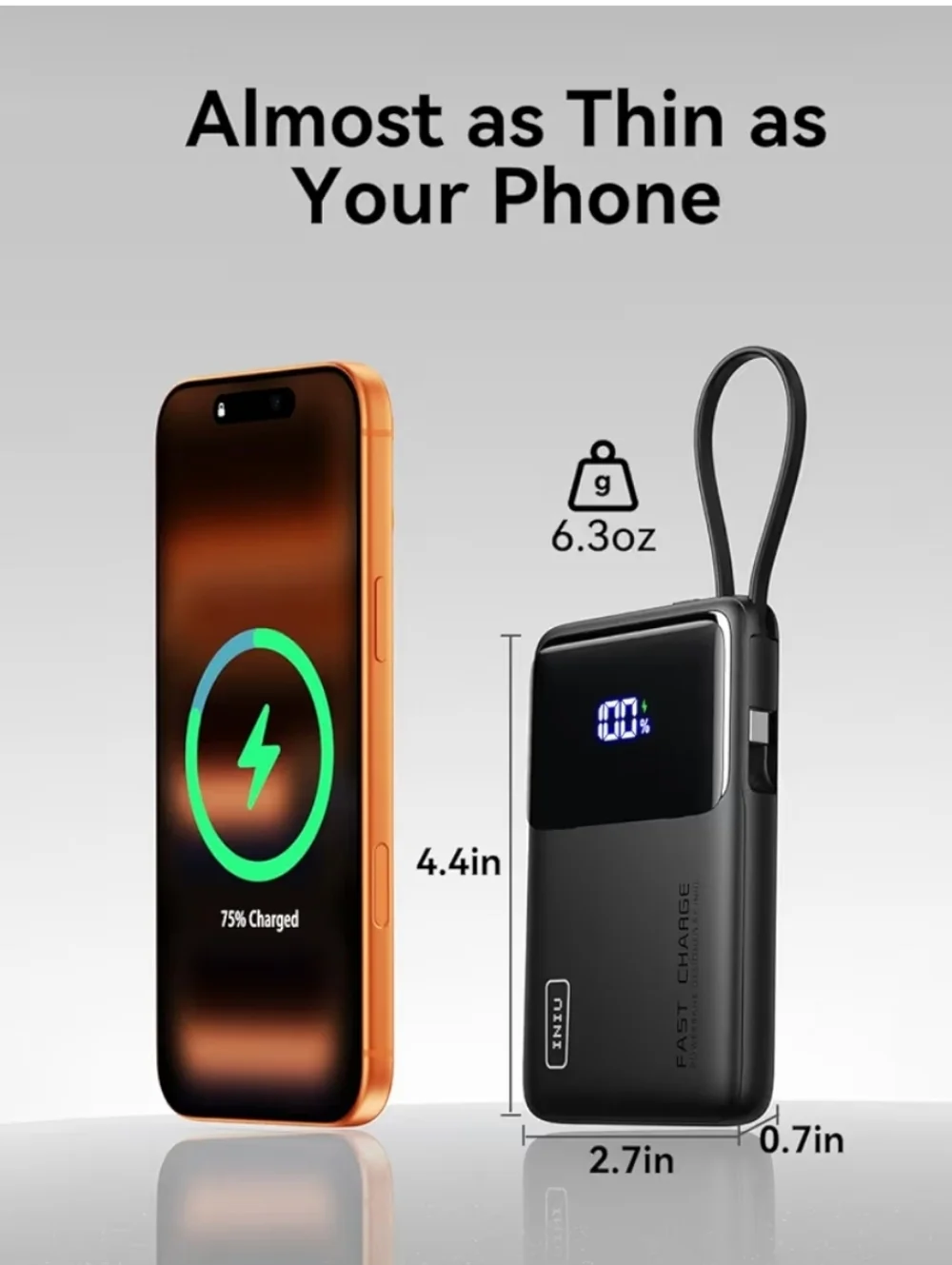 INIU slimmest battery