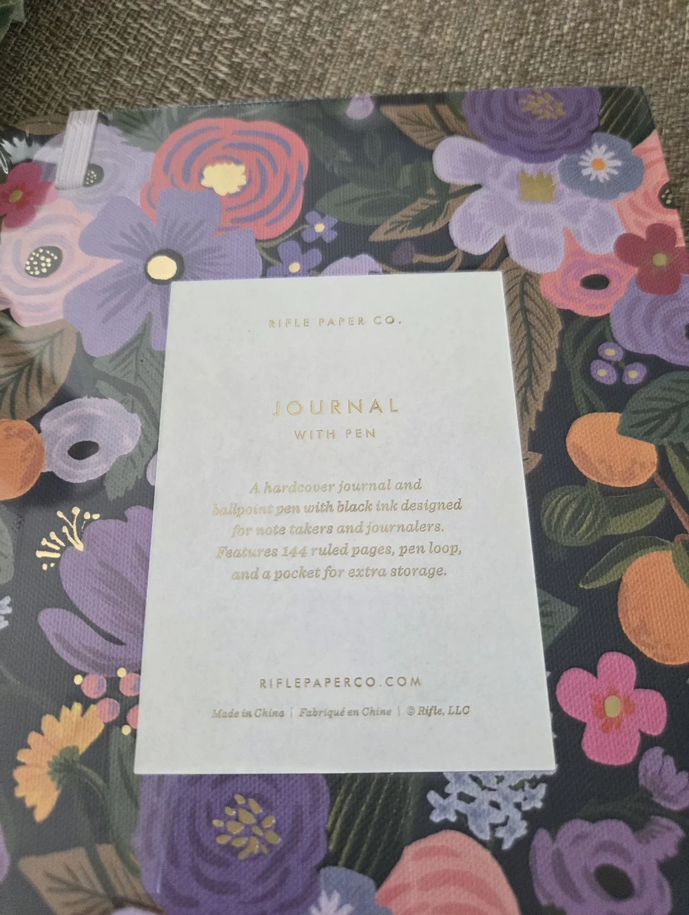 Rifle Paper Co. closure sturdy