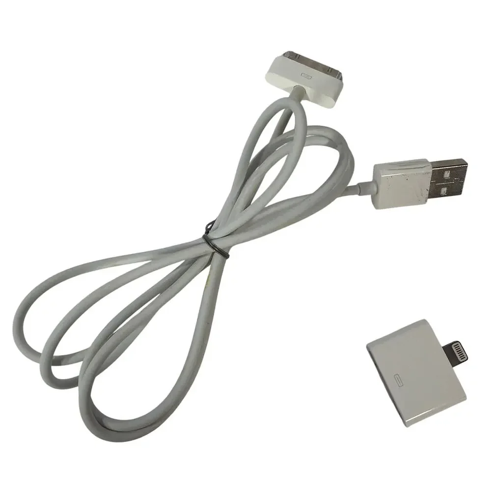 Apple A1468 30-Pin to Lightning Adapter with 30-Pin USB Sync Cable Tested