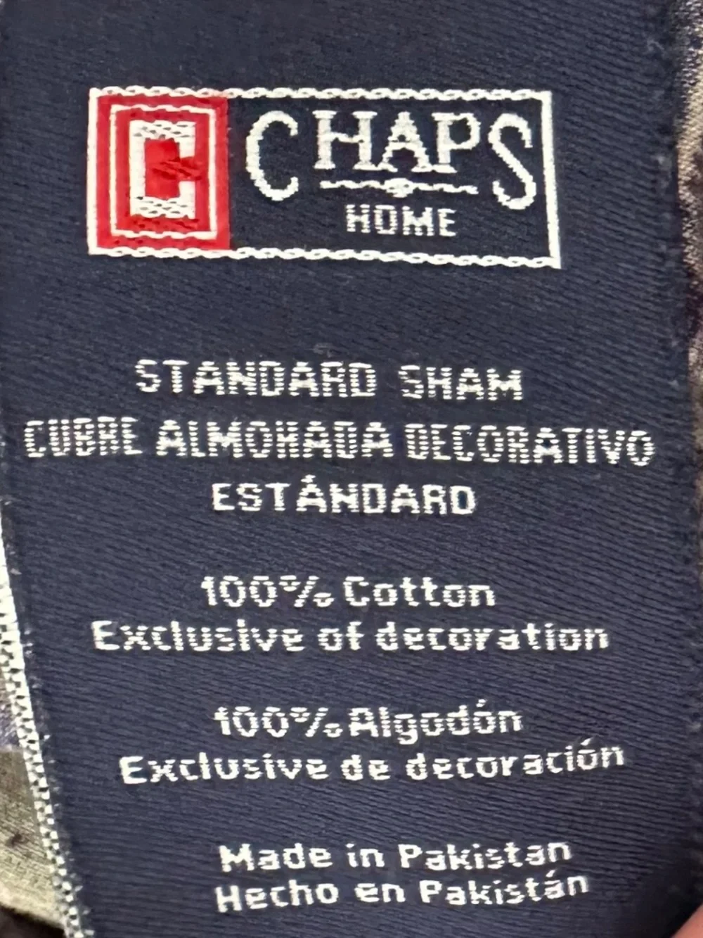 Chaps shams do