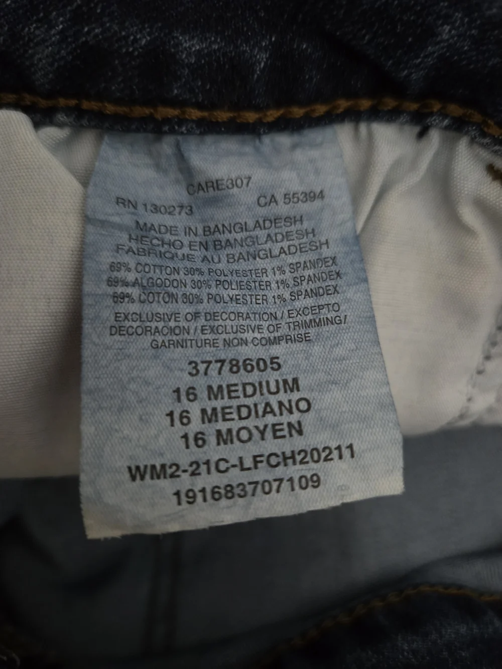 Lee denim shorts