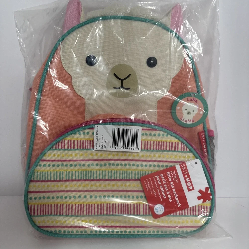 Skip Hop Zoo Little Kid Luna Llama Backpack 3+ Brand New with Tag‎