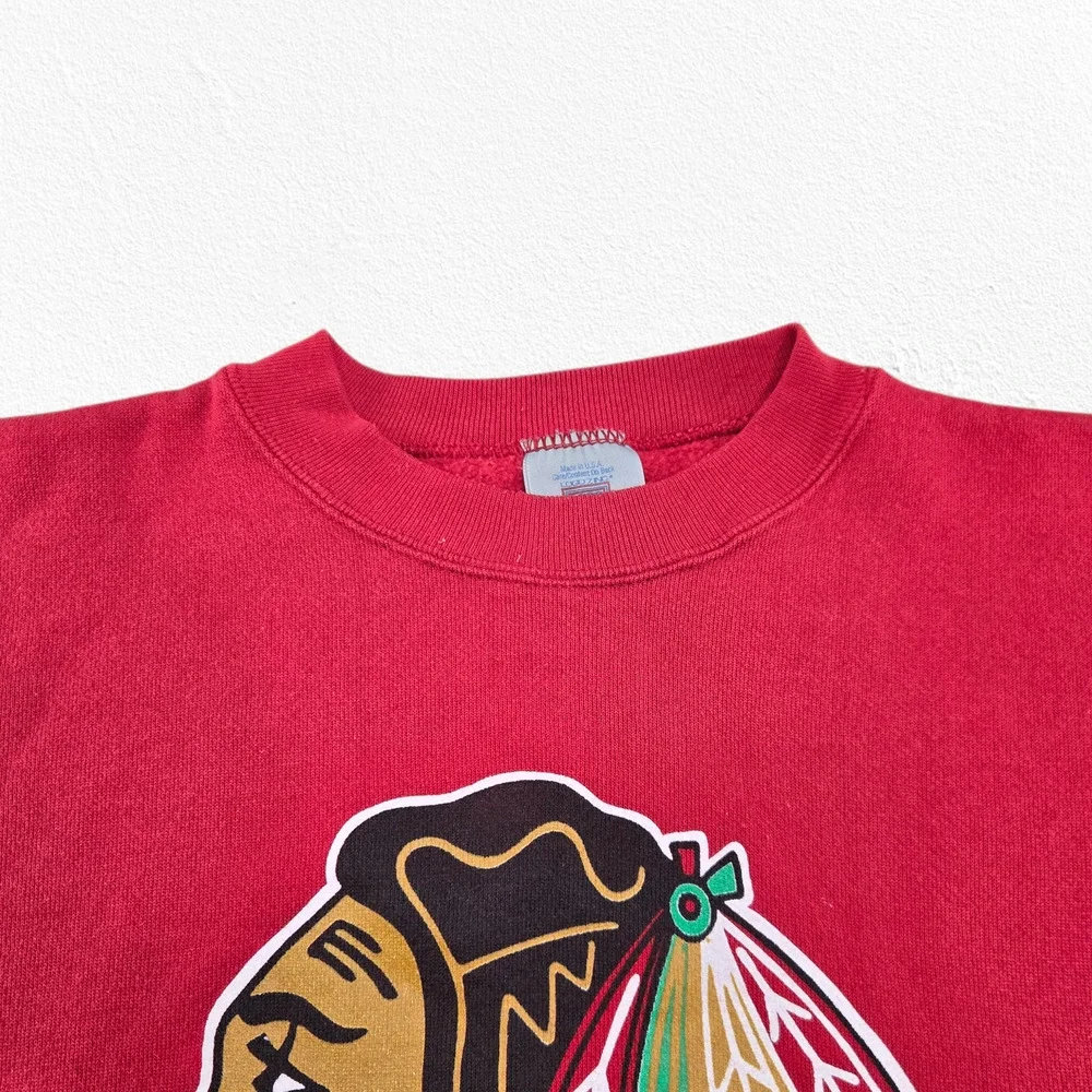 Vintage hockey red sweatshirt