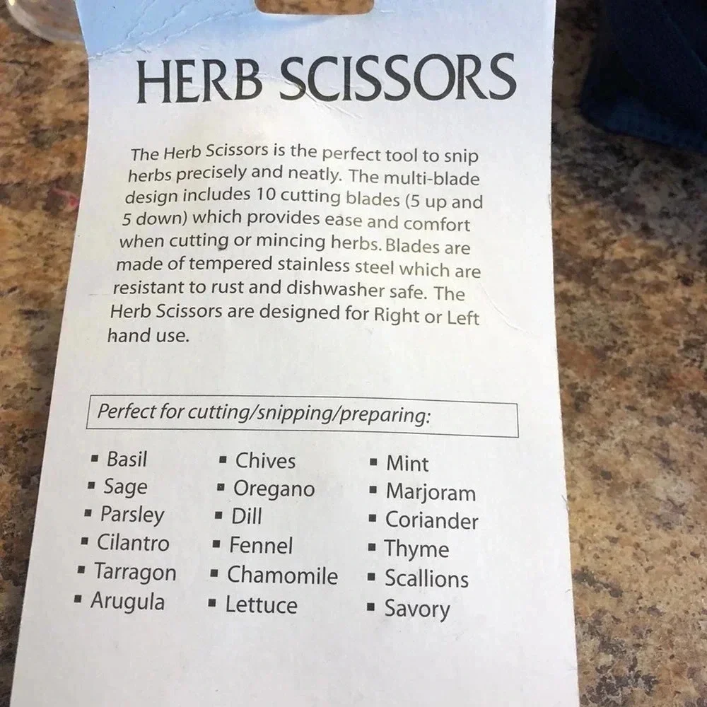 N/A herb scissors