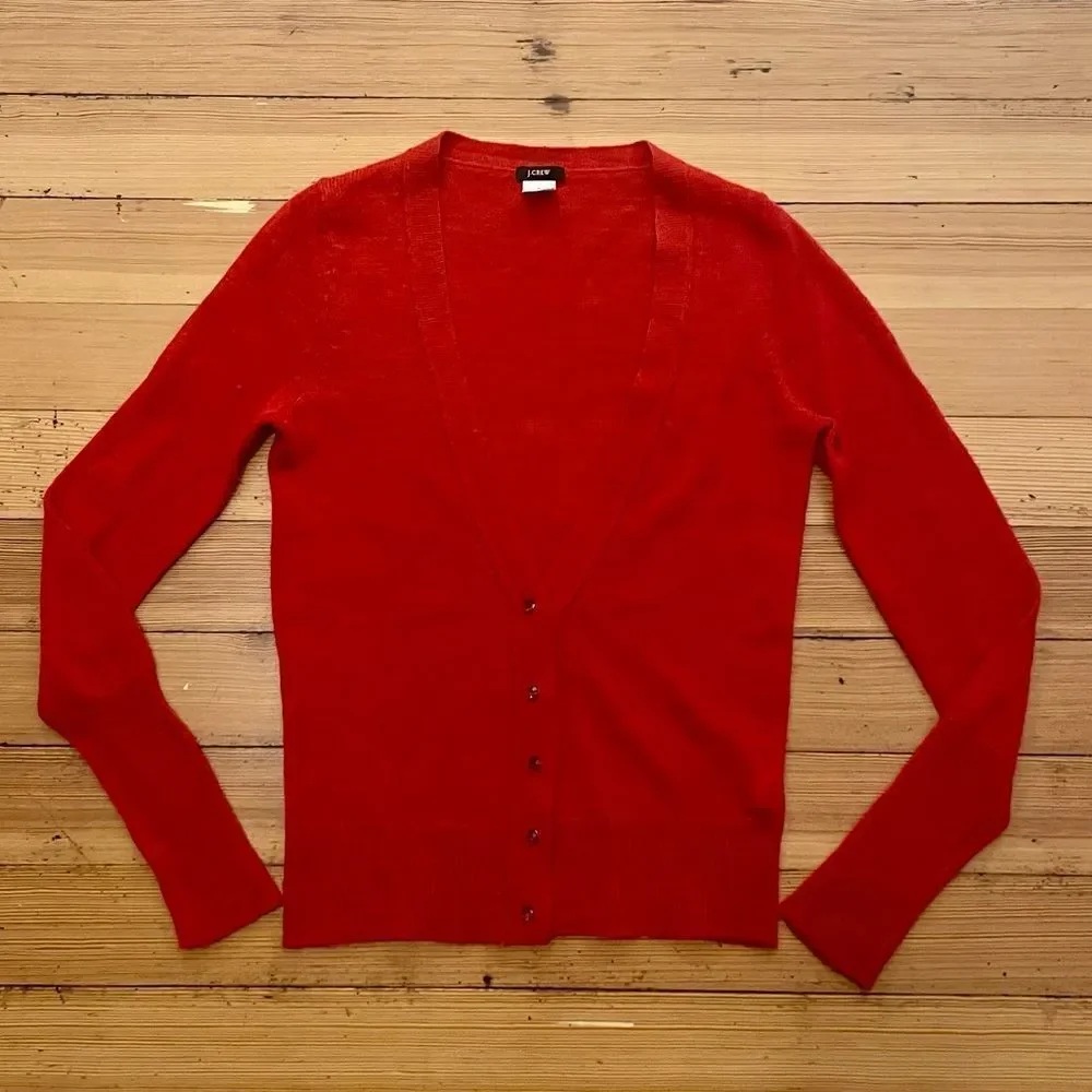 J. Crew Dulphine shimmer bling button cardigan. Size S.