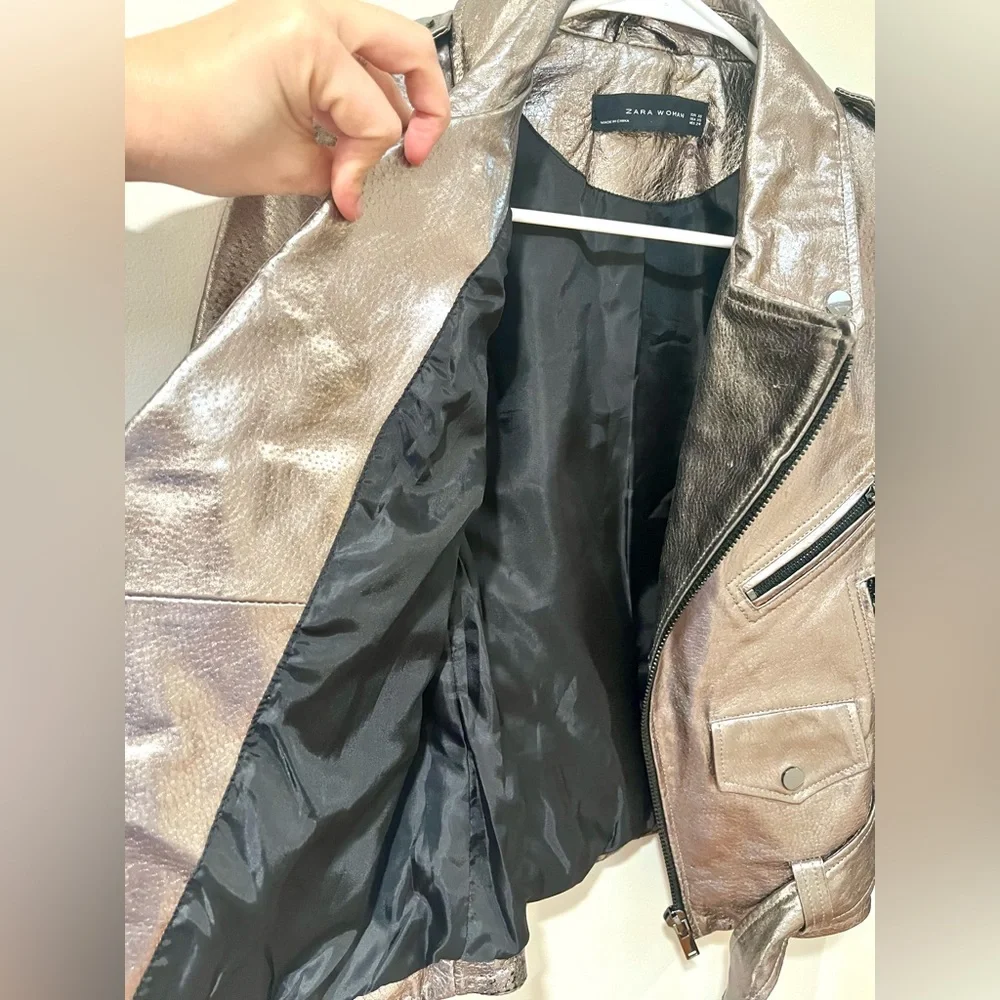 see metal leather