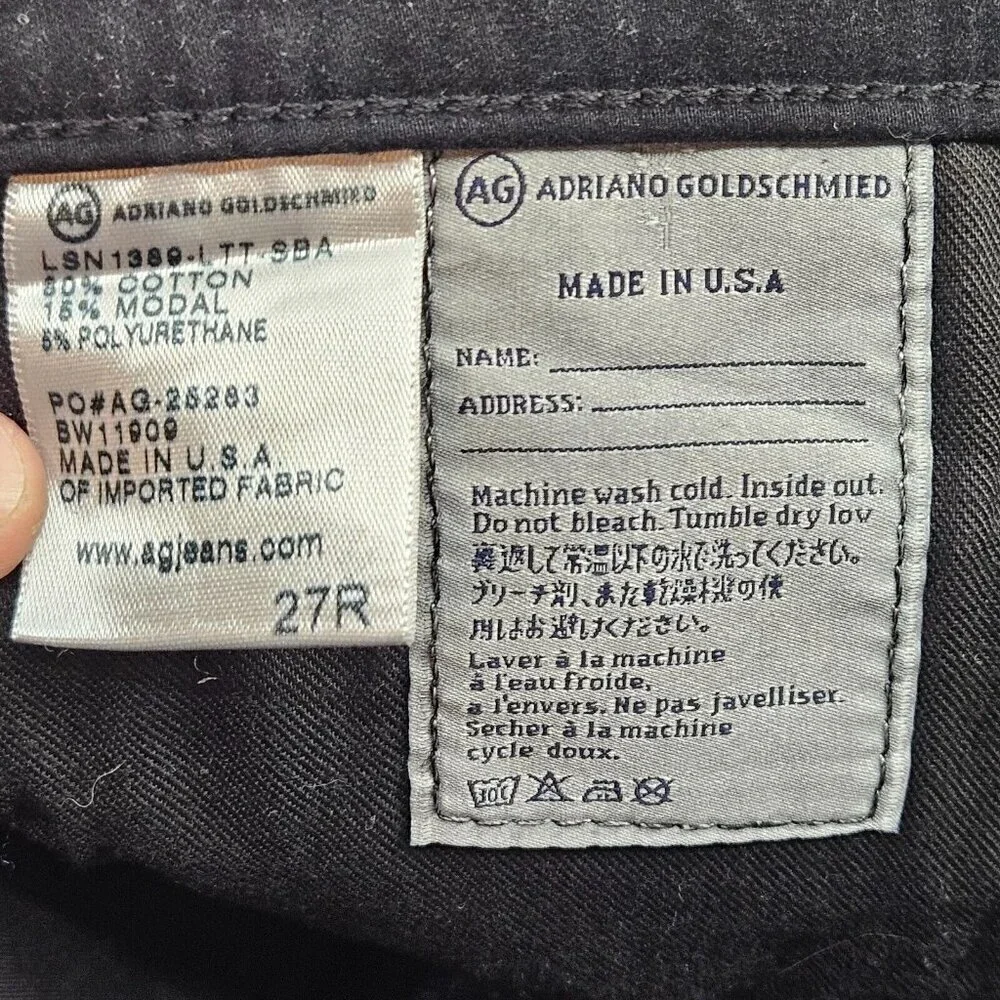 Ag Adriano Goldschmied moto jeans punk