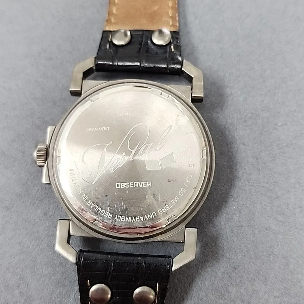 Vestal inches watch leather