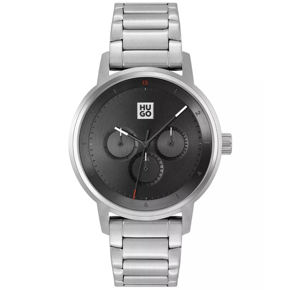 HUGO 1530266 Men's #DEFINE | Black Dial | Stainless Steel Watch NWT