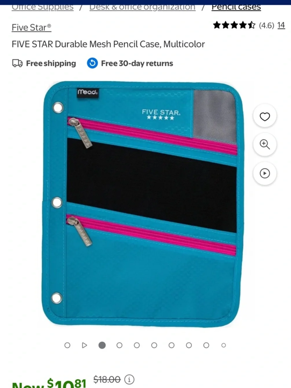 Five Star additional pockets school
