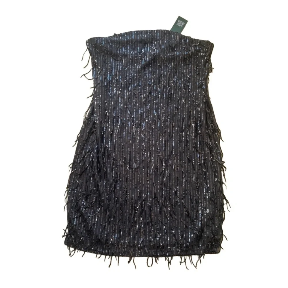 wild fable shimmering strapless