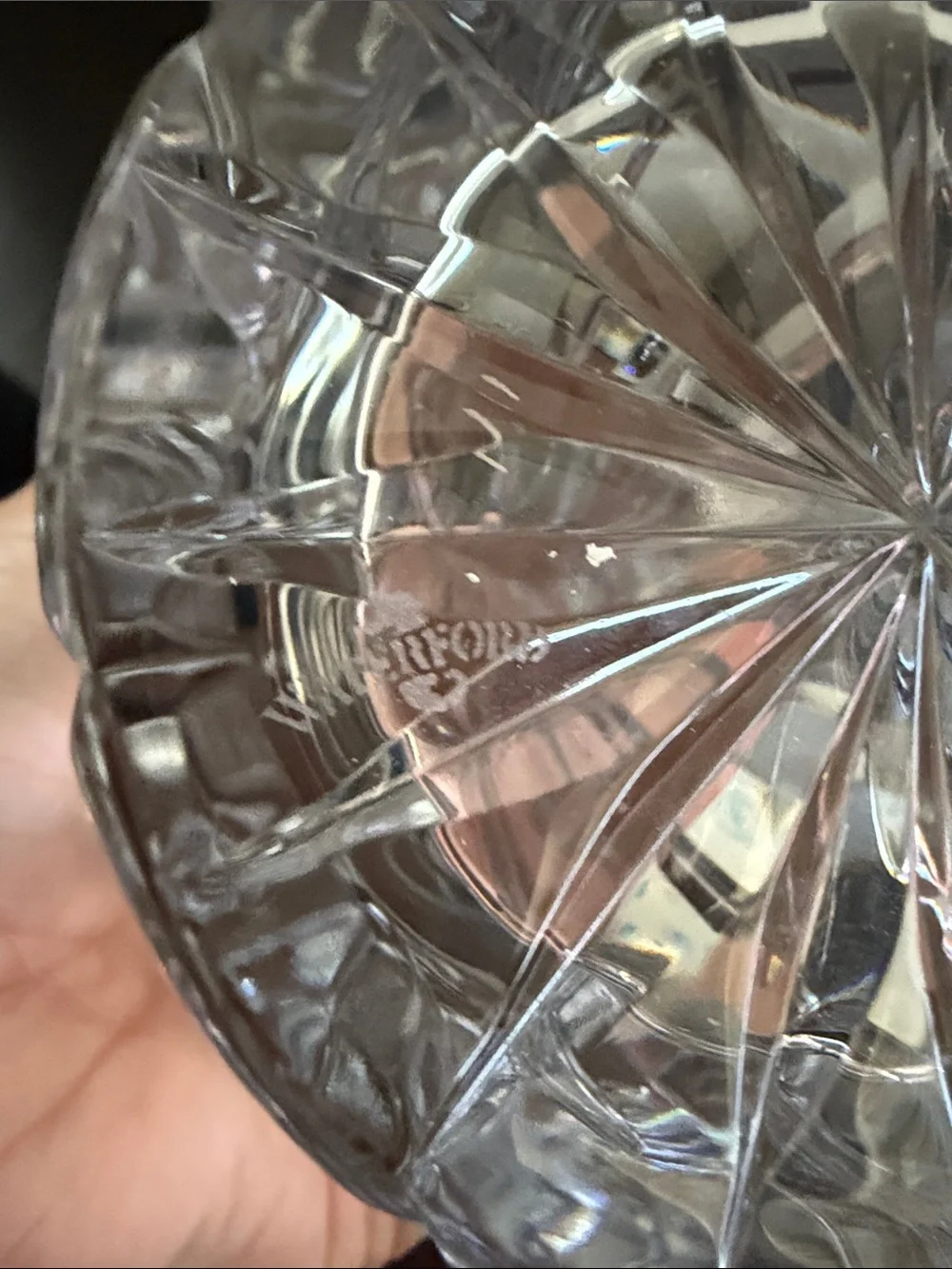 Waterford Crystal body rim