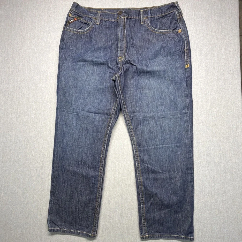 Ariat FR M3 Loose Jeans Mens 42x30 Blue Flame Resistant Denim Work Wear
