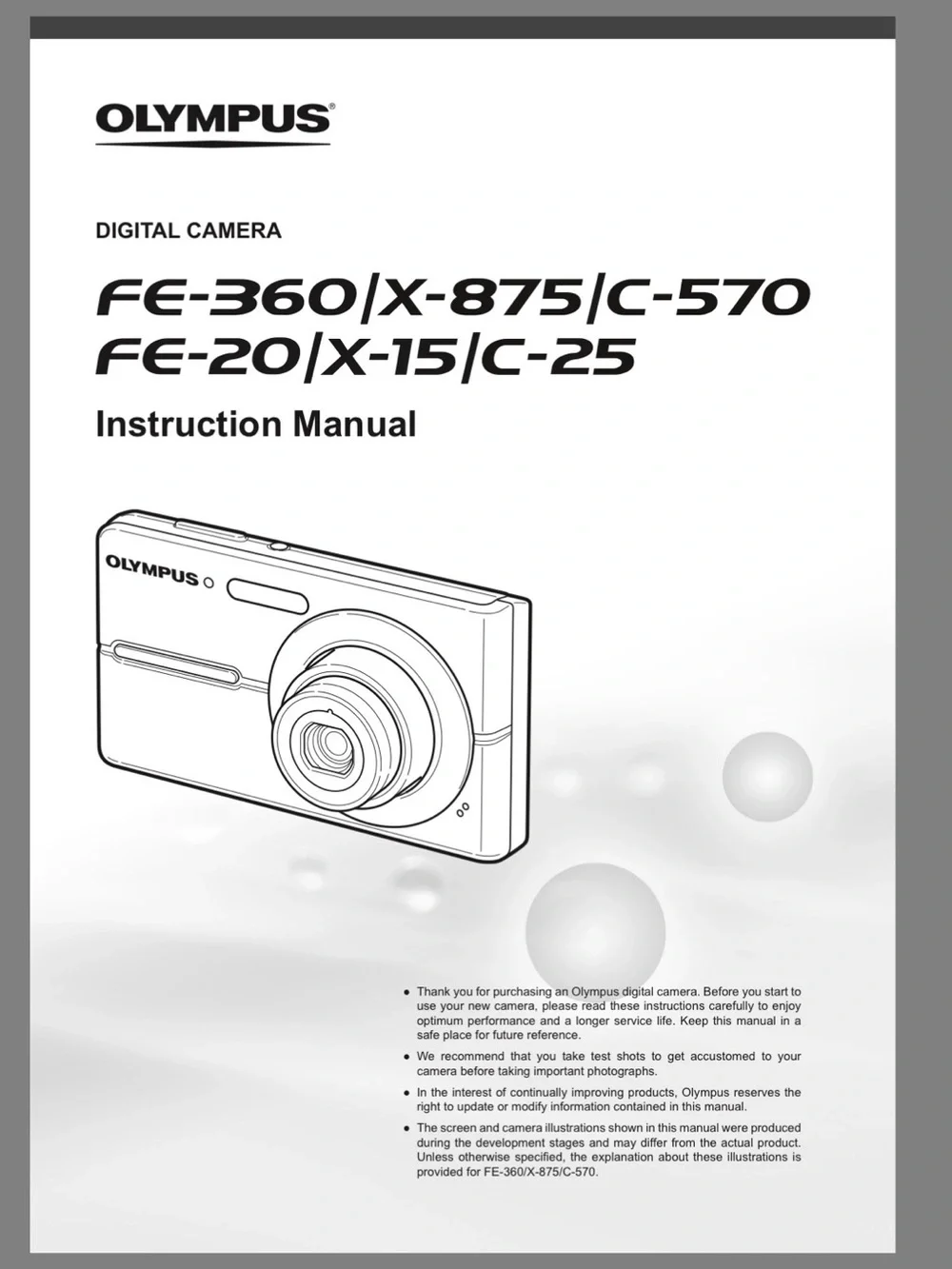 Olympus fe 20