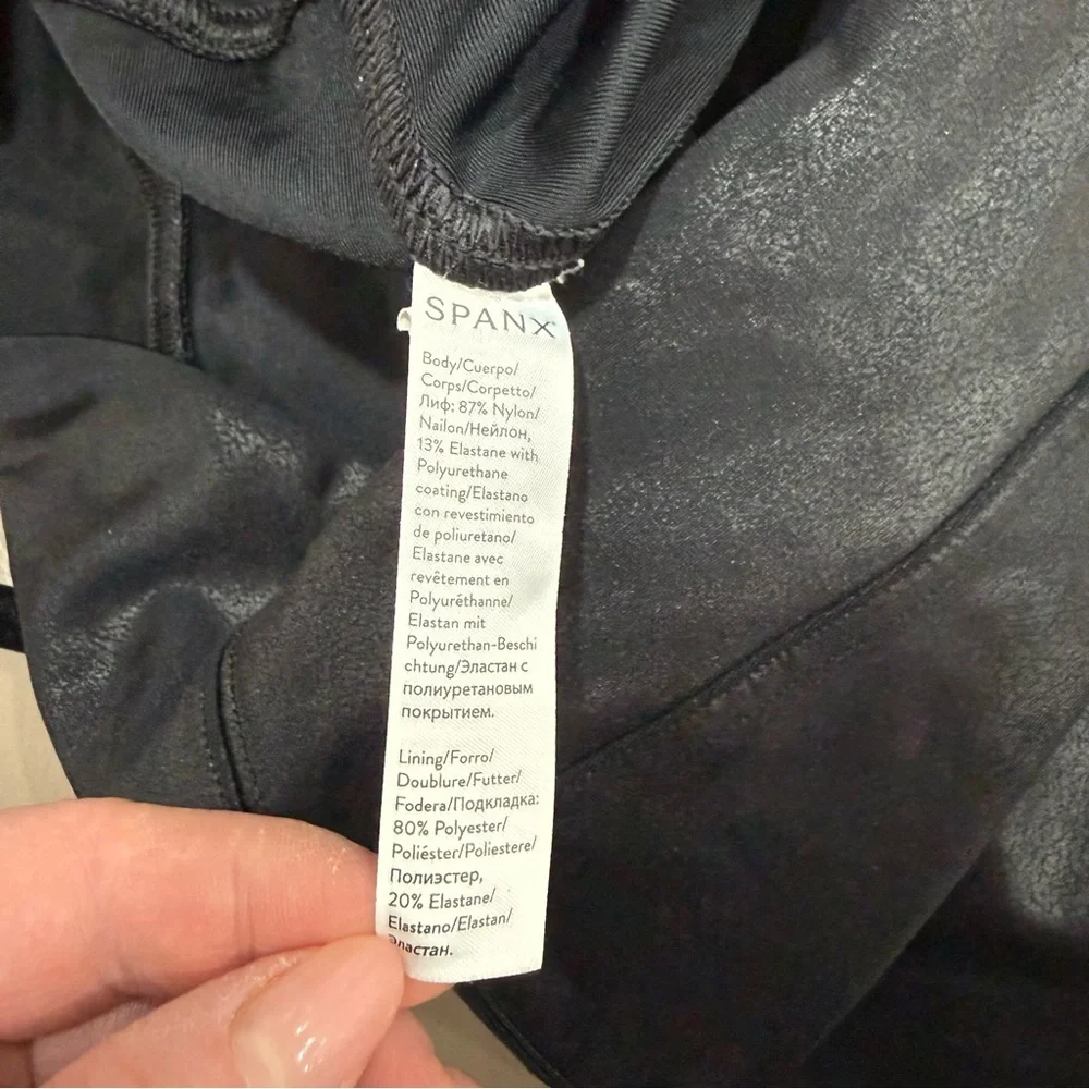 SPANX faux leather