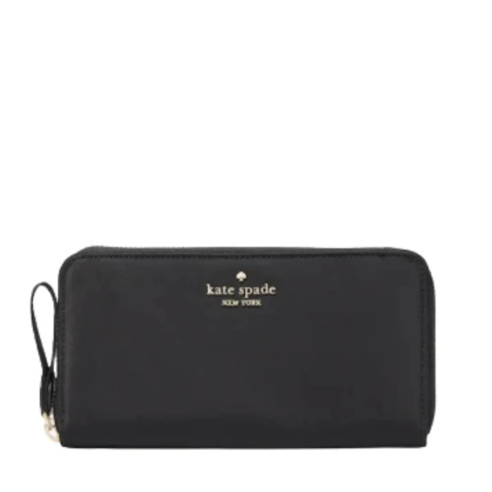 Kate Spade New York Chelsea Large Continental Wallet Black And Gold