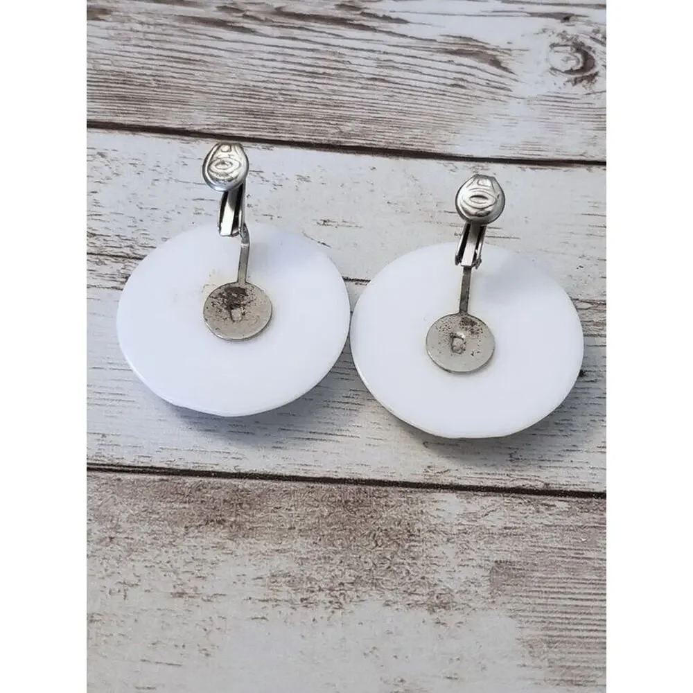 Vintage clip earrings