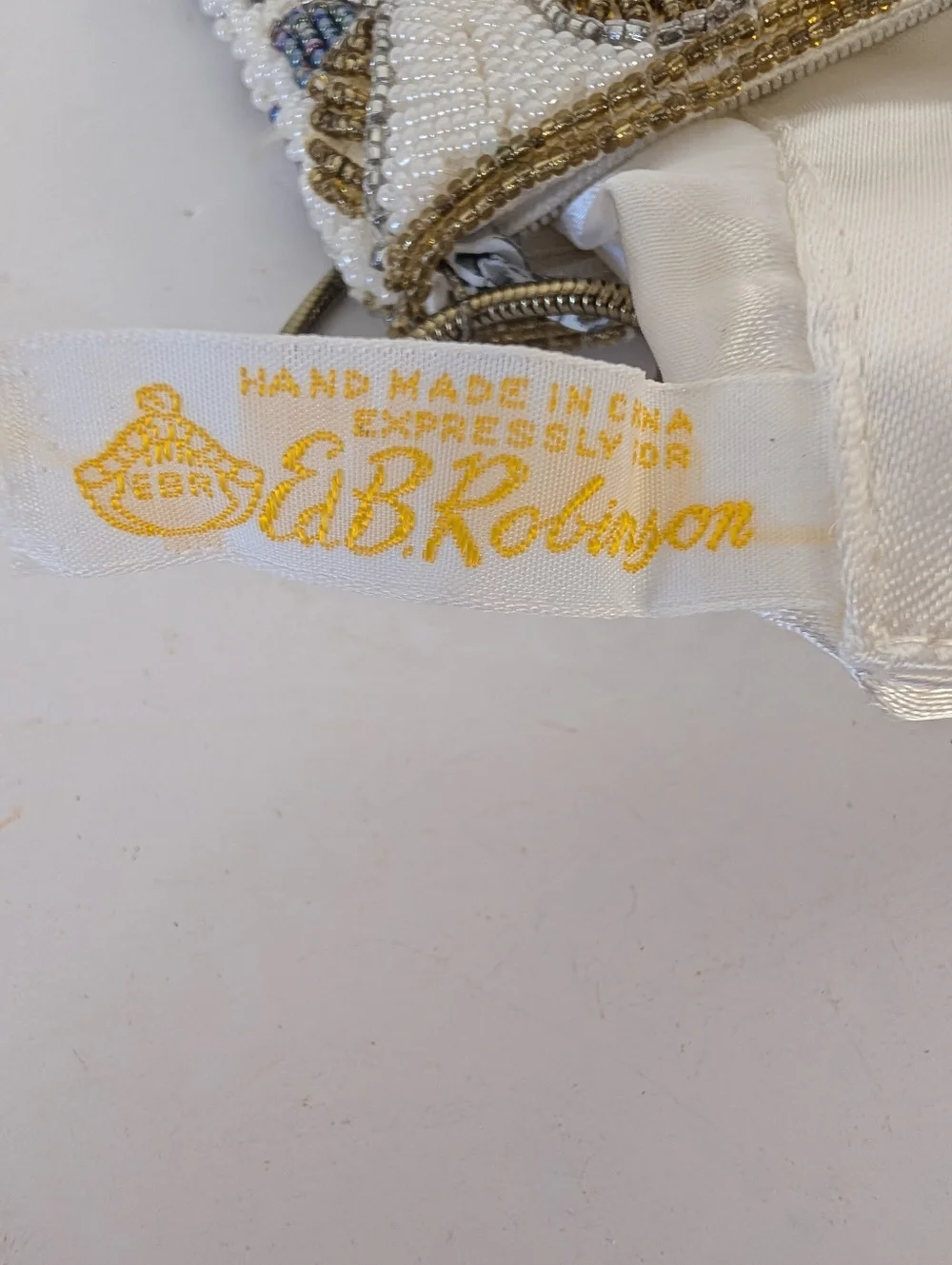 Vintage beaded crossbody